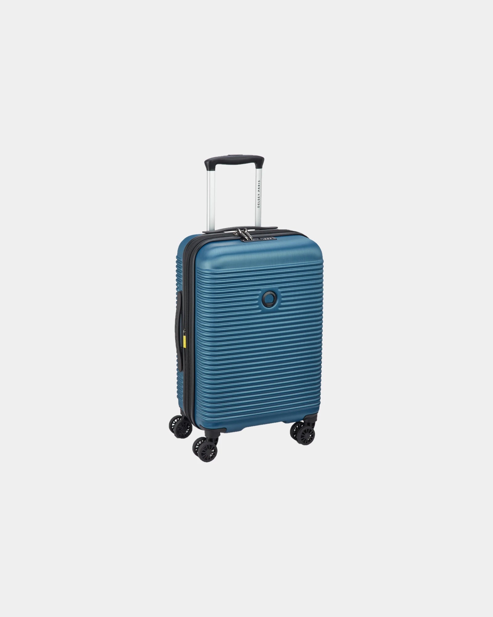 Custom polycarbonate luggage Delsey Freestyle 55 - Blue